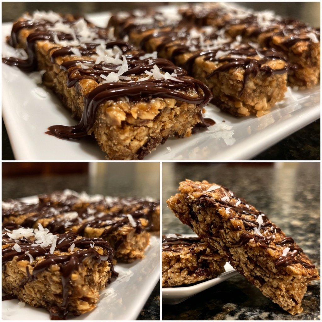 Chocolate Coconut Snack Bars