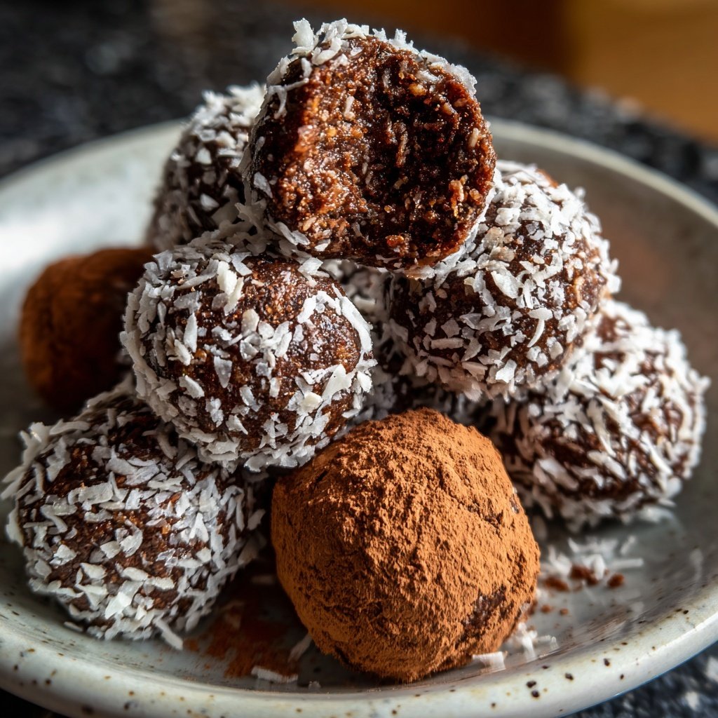 Chocolate Coconut Truffles