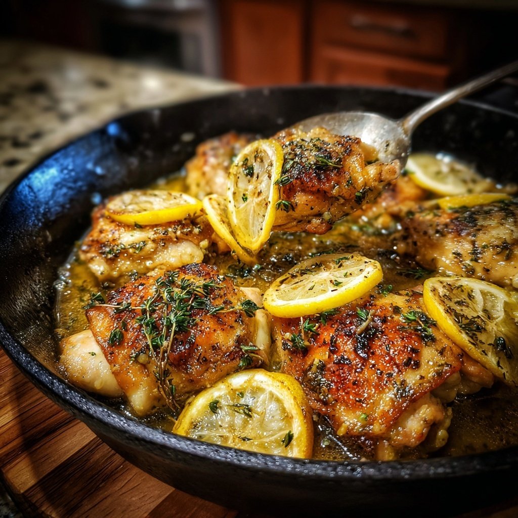 Lemon Thyme Chicken Skillet