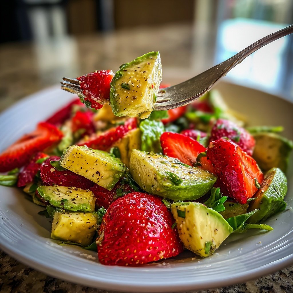 Avocado Strawberry Salad