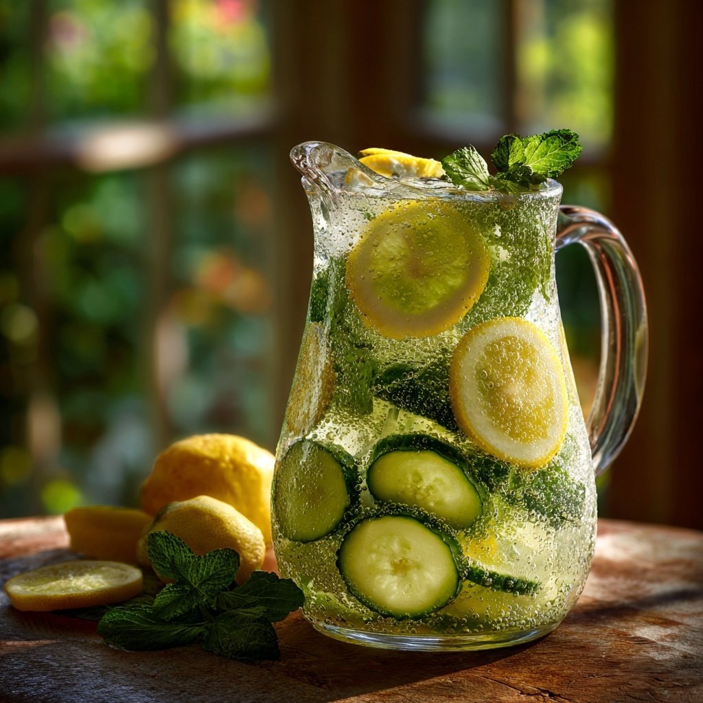 Spring Lemon Cucumber Refresher
