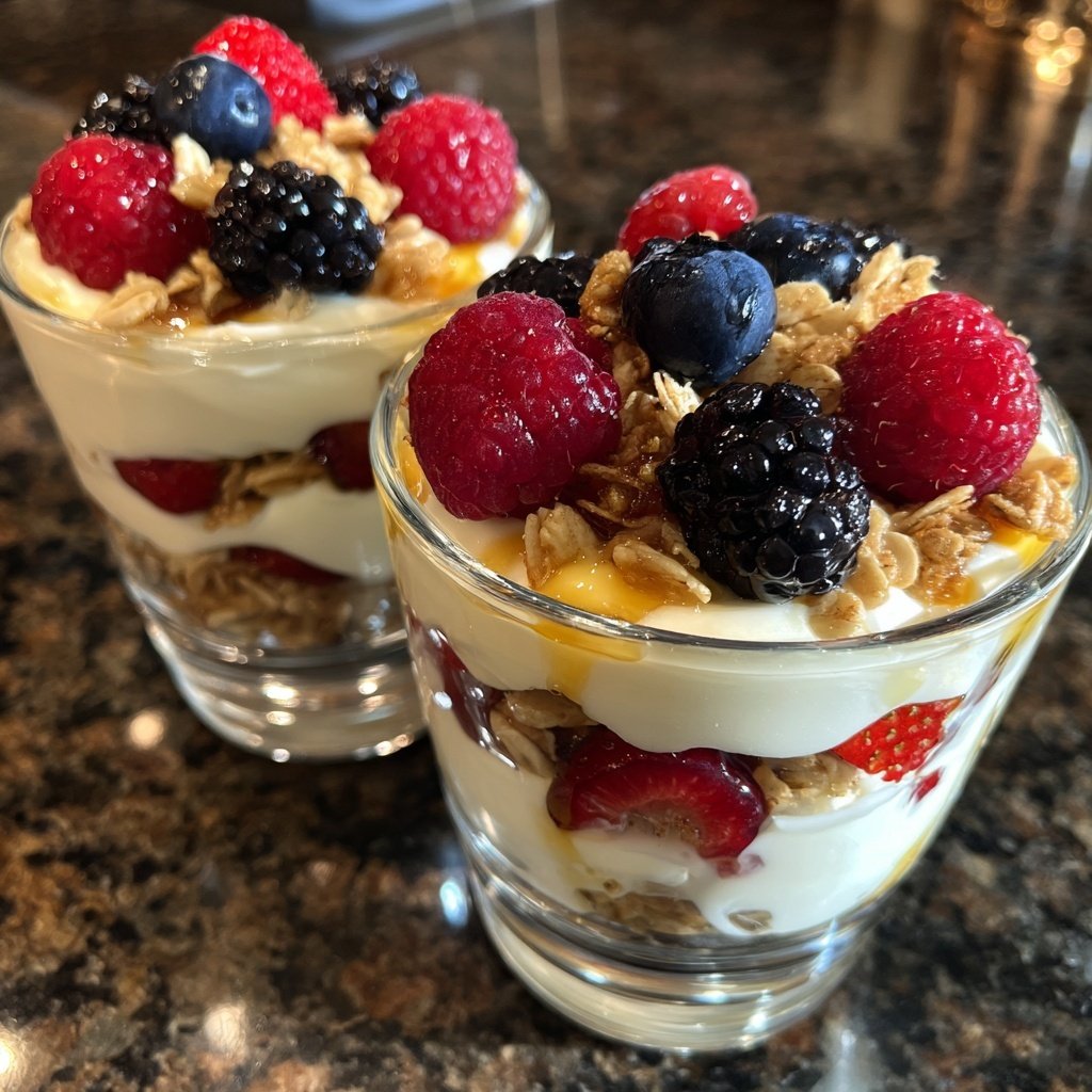 Healthy Snack Yogurt Parfaits
