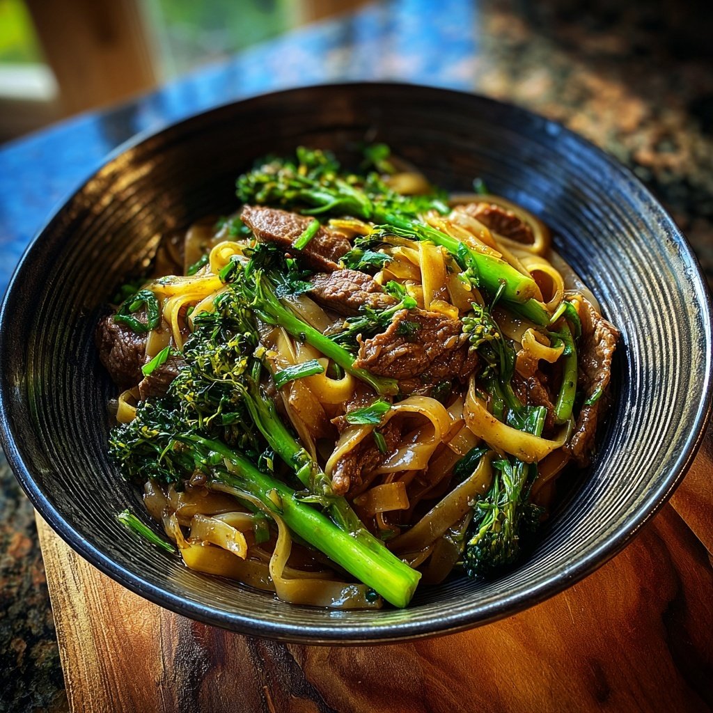 Beef And Broccoli Rice Noodles