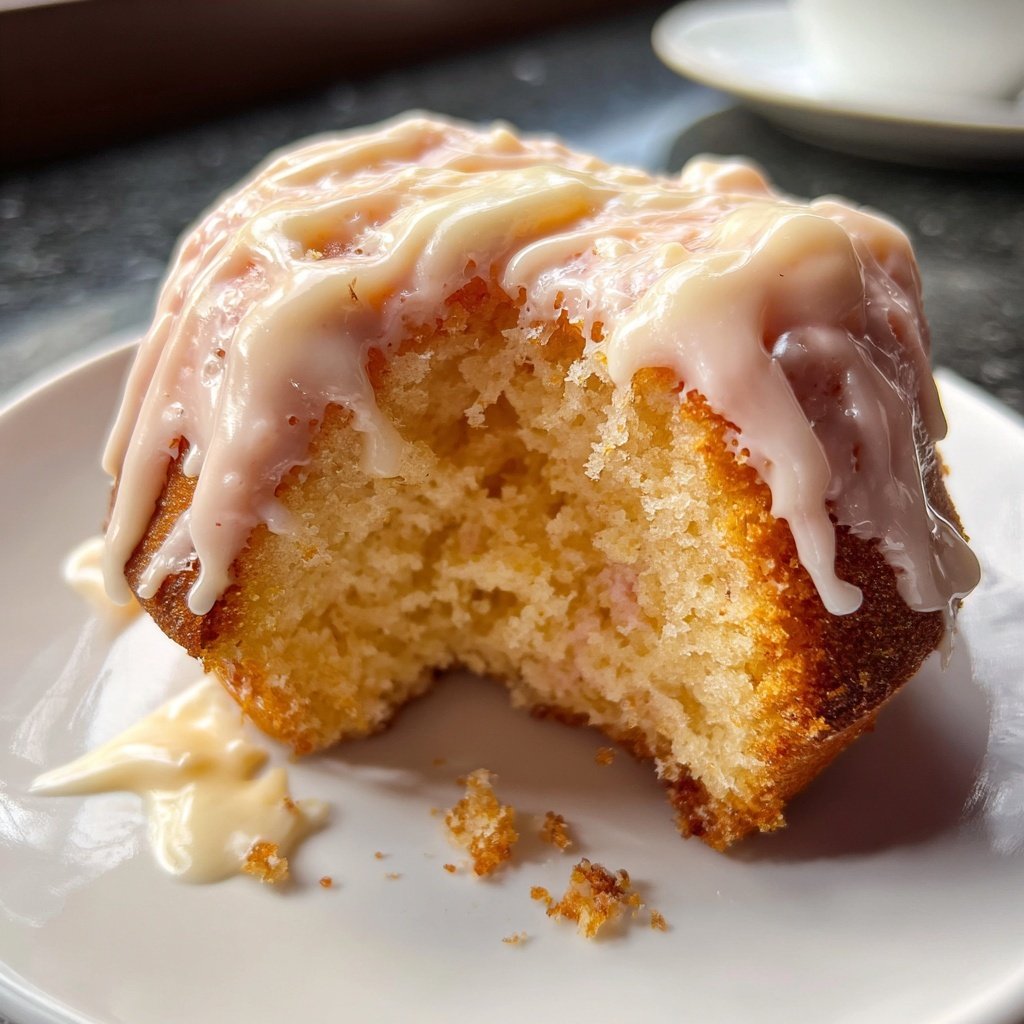 Mini Heart Cake with Rose Flavor