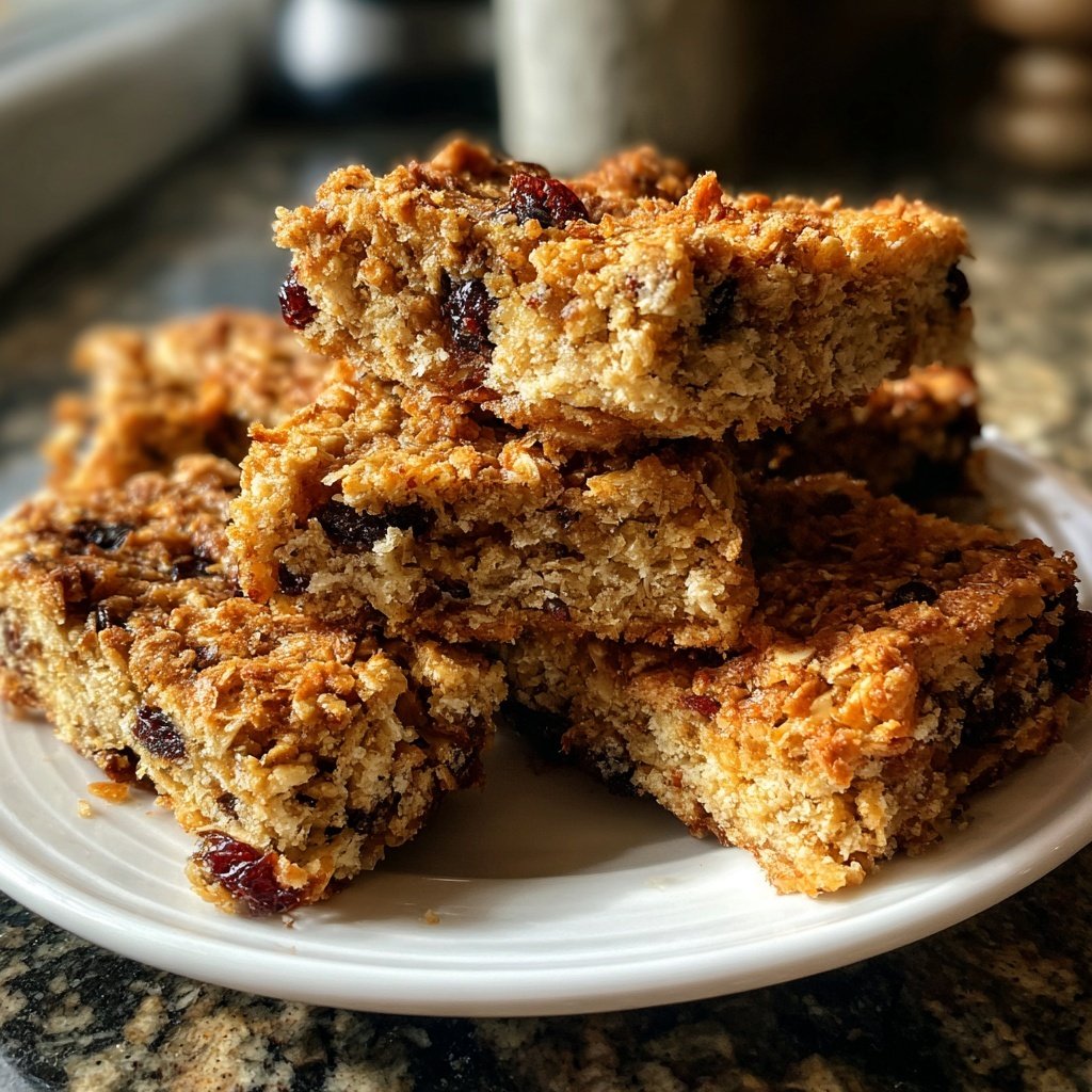 Vanilla Almond Breakfast Bars
