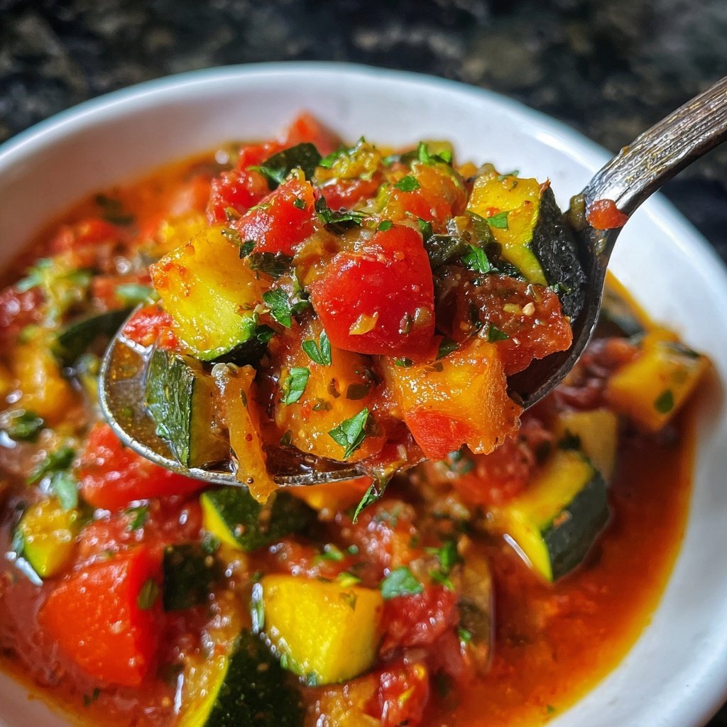 Healthy Crockpot Italian Vegetable Stew