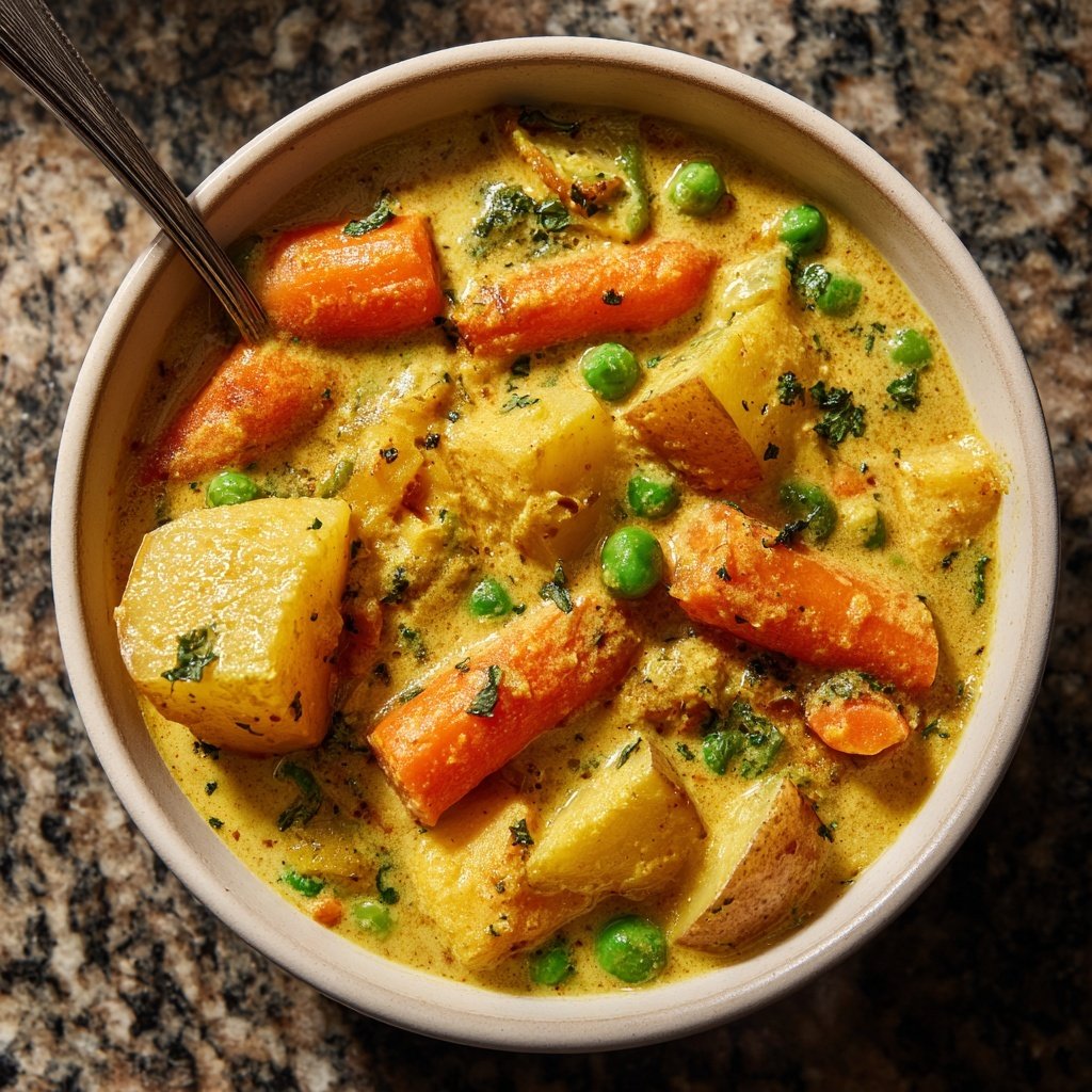 Healthy Crockpot Vegetable Curry