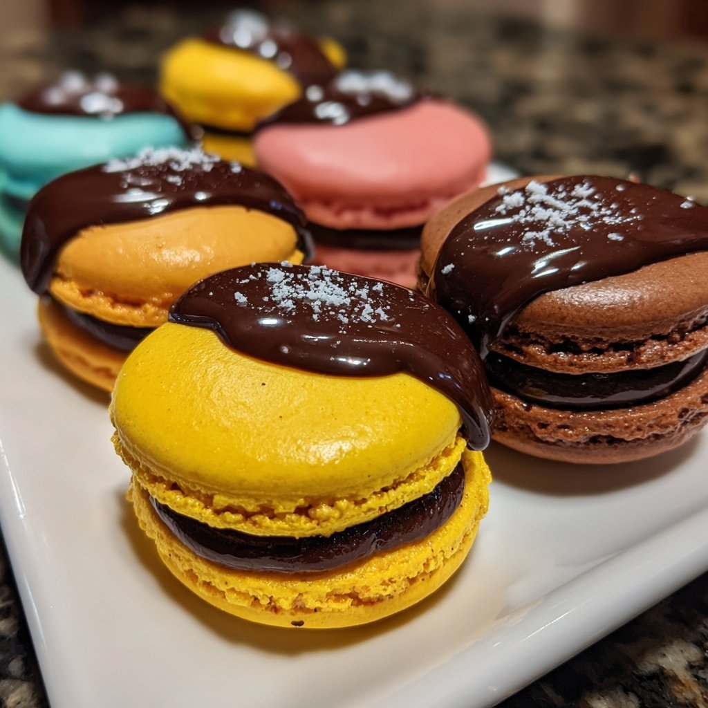 Macarons with Chocolate Ganache
