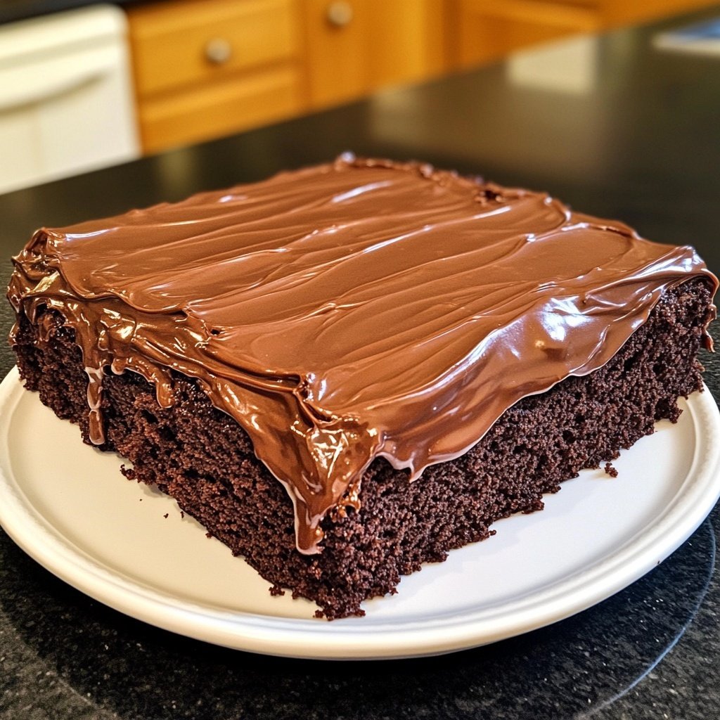 Super Bowl Dessert Chocolate Sheet Cake