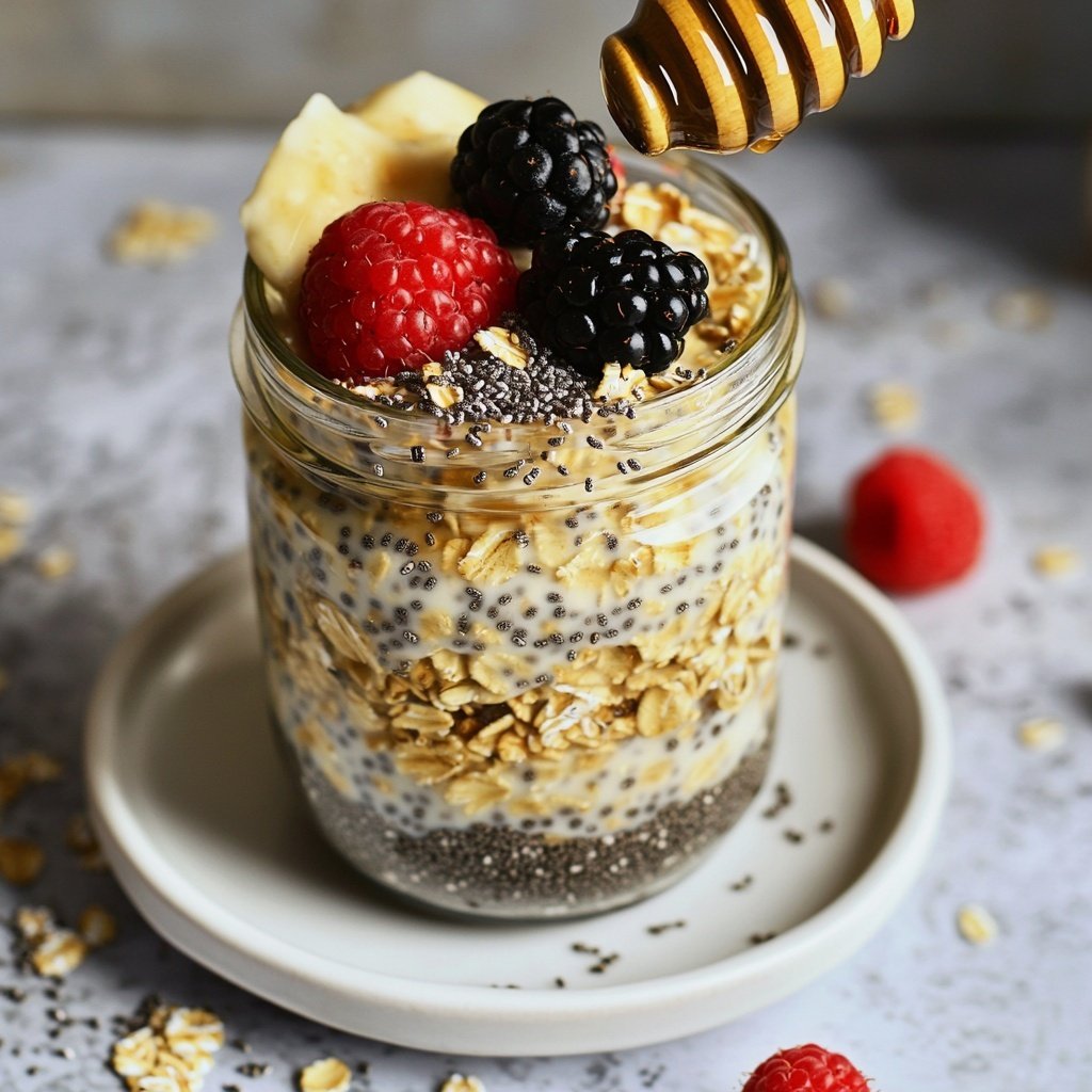 Overnight Oats with Simple Ingredients