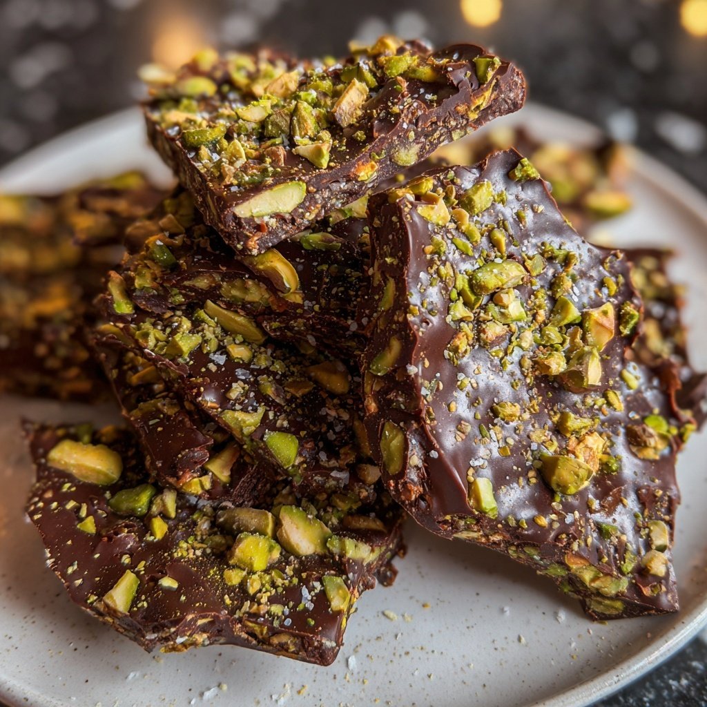 Chocolate Pistachio Bark