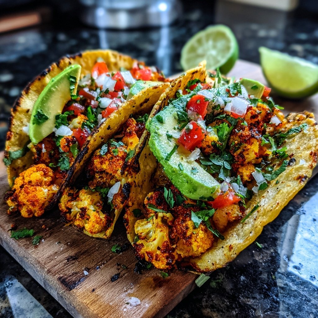 Roasted Cauliflower Tacos